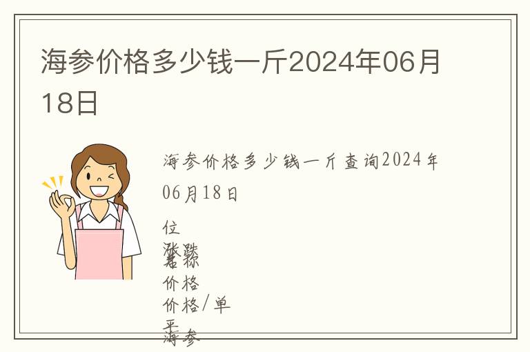 海參價格多少錢一斤2024年06月18日